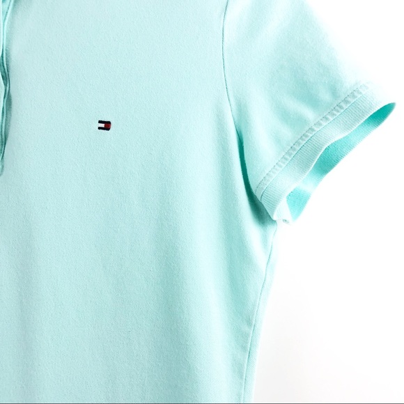 Tommy Hilfiger Seafoam Polo Shirt - Picture 4 of 5
